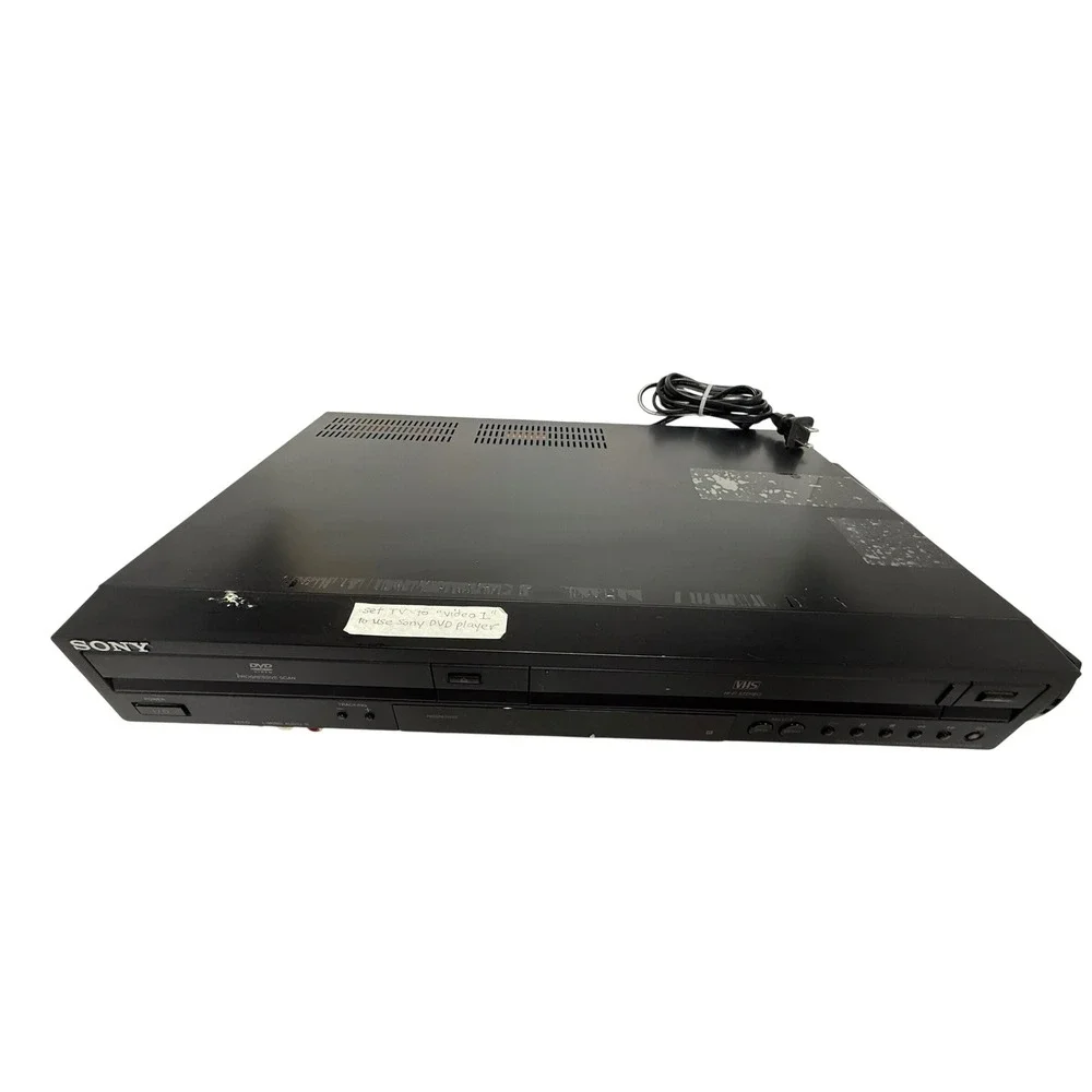 Sony‎ DVD VCR Combo Player Black Good SLV-D380P Progressive Scan Hi-Fi